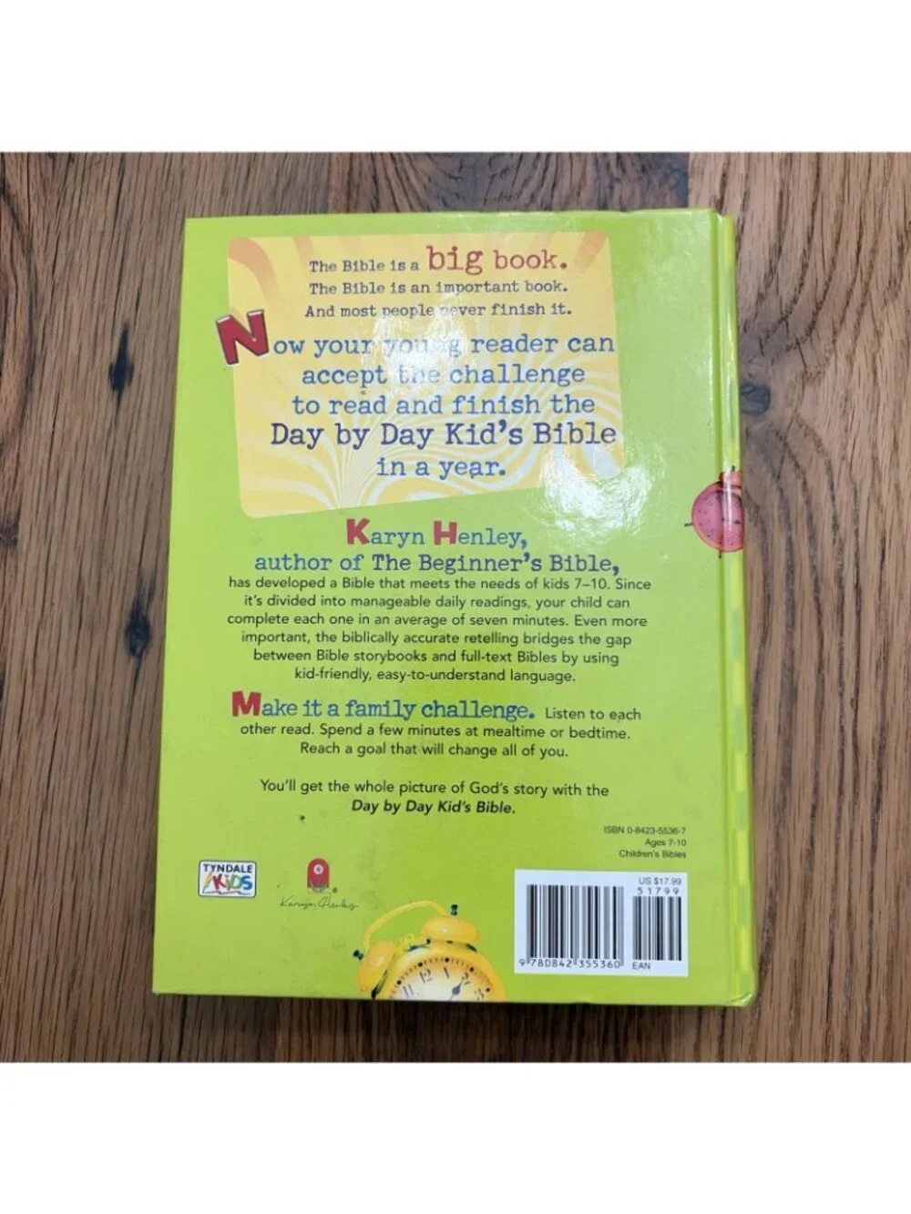 Day by Day Kid's Bible : The Bible for Young Readers by Karyn Henley (2002,...